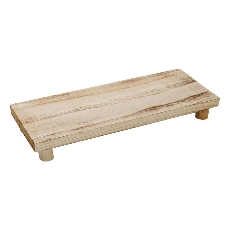 ΠΛΑΤΩ ΣΕΡΒΙΡΙΣΜΑΤΟΣ ΞΥΛΙΝΟ ΟΡΘΟΓΩΝΙΟ 35,5X12,5X5EK XYP207 ESPIEL