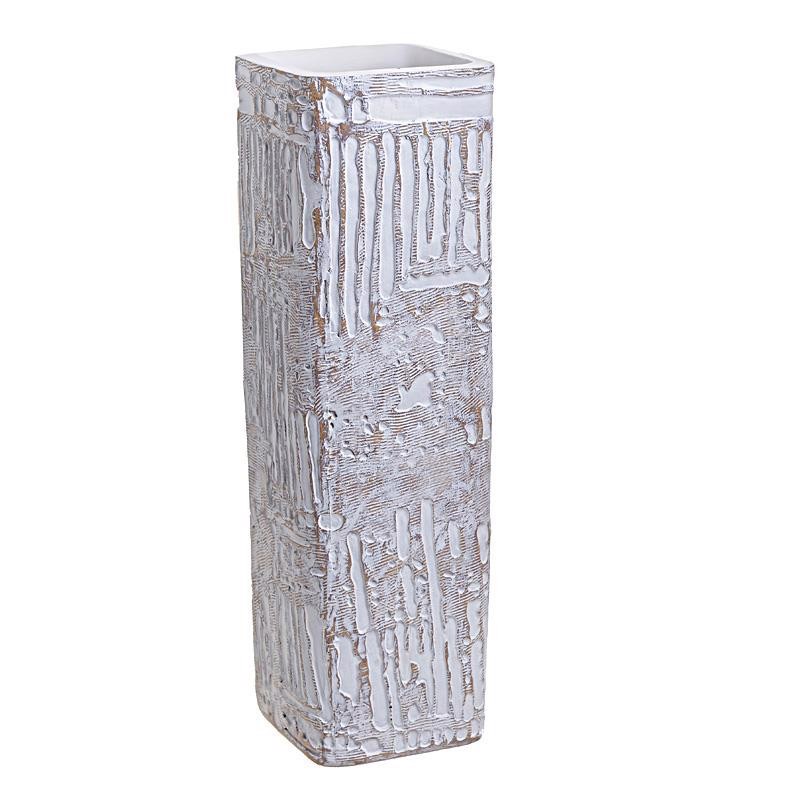 INART ΒΑΖΟ RESIN ΛΕΥΚΟ ΜΠΕΖ 12Χ12Χ39 3-70-194-0030