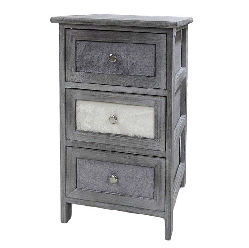 INART ΣΥΡΤΑΡΙΕΡΑ ΞΥΛΙΝΗ ΓΟΥΝΑ ΓΚΡΙ 38X30X62 3-50-367-0077