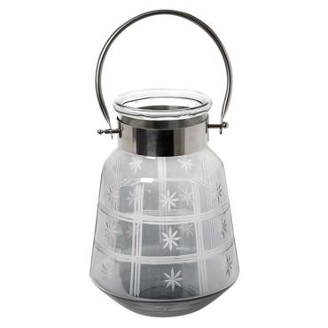 Φανάρι Γυάλινο Γκρι 18Χ26εκ DAR111 Espiel