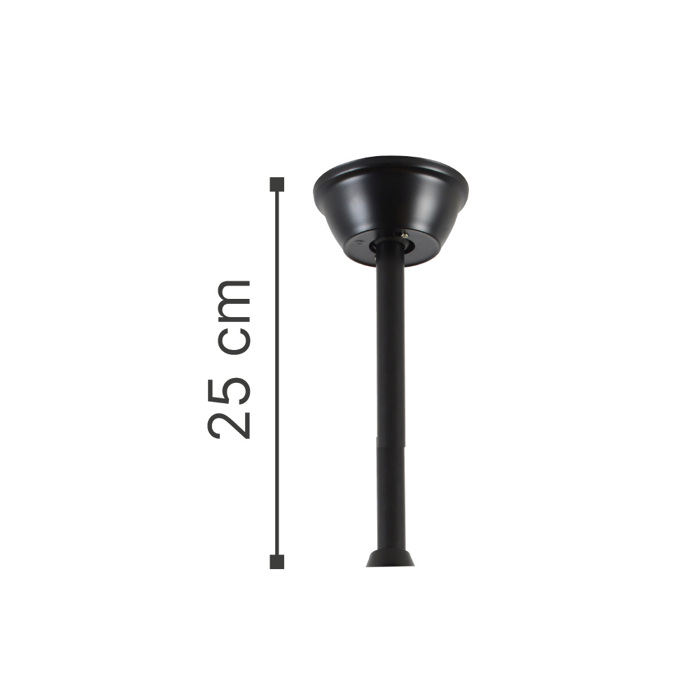 InLight Nitinat 25W 3CCT Ανεμιστήρας Οροφής με LED Φωτισμό Μαύρος με Απόχρωση Ξύλου (102000220) InLight Nitinat 25W 3CCT Anemistiras Orofis me LED Fotismo Mavros me Apoxrosi Xulou (102000220)