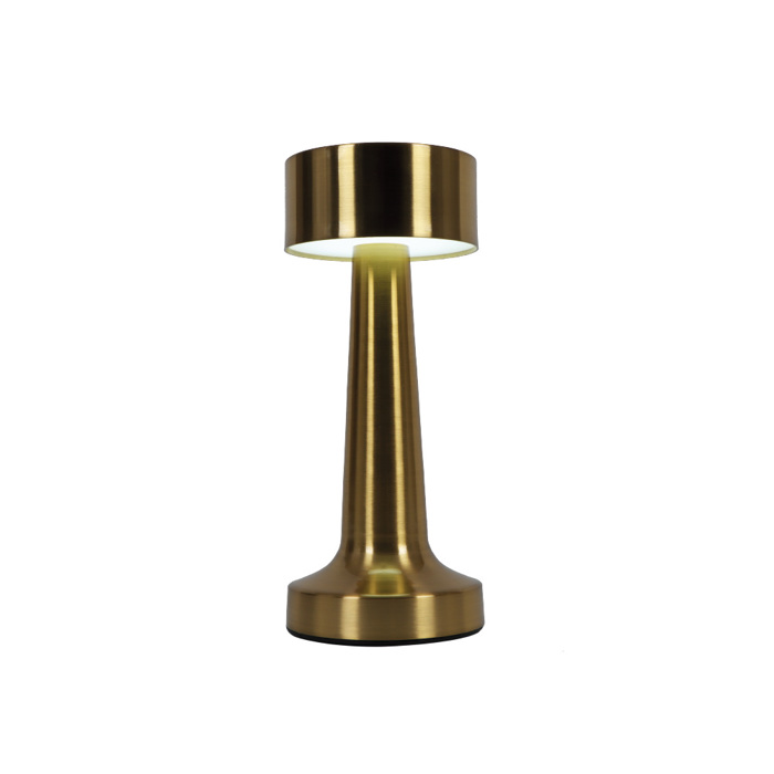 InLight Epitrapezio Epanafortizomeno Fotistiko LED 3CCT Afis se xrusi apoxrosi (3033-Golden)