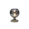 InLight Epitrapezio fotistiko apo metallo kai fime Gyali 1XE27 D:30cm (3043-Fime)
