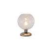 InLight Epitrapezio fotistiko apo metallo kai diafano Gyali 1XE27 D:30cm (3043-Transparent)