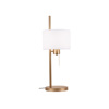 Inlight Epitrapezio Fotistiko apo Metallo se Xrusi Apoxrosi kai ufasmatino Kapelo 1xE27 F24.5x38cm (3052-Golden)