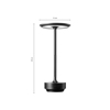 InLight Epitrapezio Epanafortizomeno Fotistiko LED 3CCT Metalliko Mavro F13x28cm (3055-Black)
