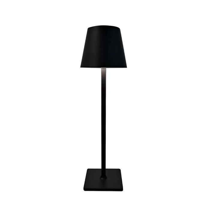 InLight Epitrapezio Epanafortizomeno Fotistiko LED 3000K Metalliko Mavro F10x37cm (3056-Black)