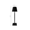 InLight Epitrapezio Epanafortizomeno Fotistiko LED 3000K Metalliko Lefko F10x37cm (3056-White)