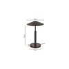 Inlight Epitrapezio Fotistiko se Mavro Xroma LED 3000K 10W F28x45cm (3063-Black)