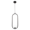 InLight Kremasto fotistiko se mavri apoxrosi kai lefki opalina 1XG9 15X40cm (4021-BL)