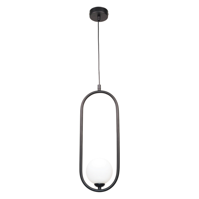 InLight Kremasto fotistiko se mavri apoxrosi kai lefki opalina 1XG9 15X40cm (4021-BL)