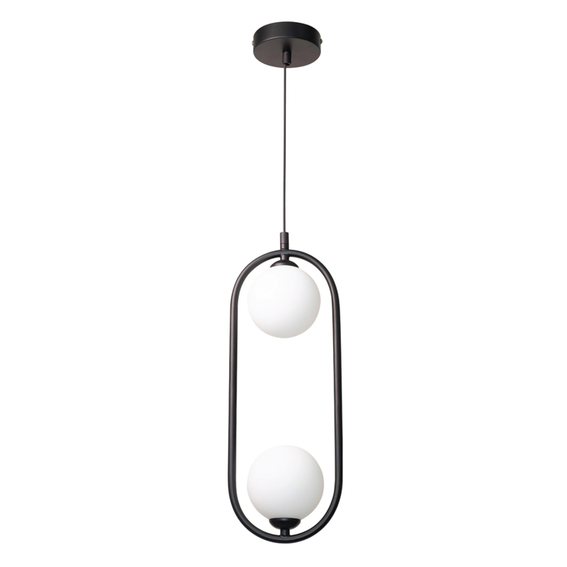 InLight Κρεμαστό δίφωτο φωτιστικό σε μαύρη απόχρωση και