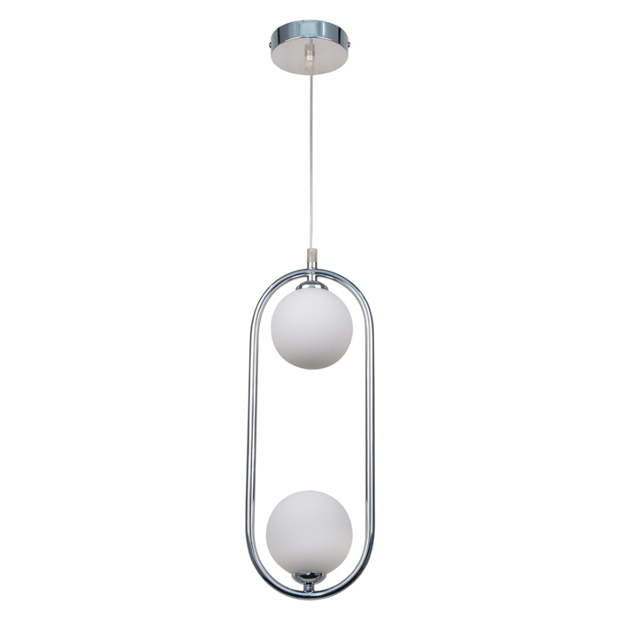 InLight Kremasto difoto fotistiko se xromio apoxrosi kai lefki opalina 2XG9 15X40cm (4023-CH)