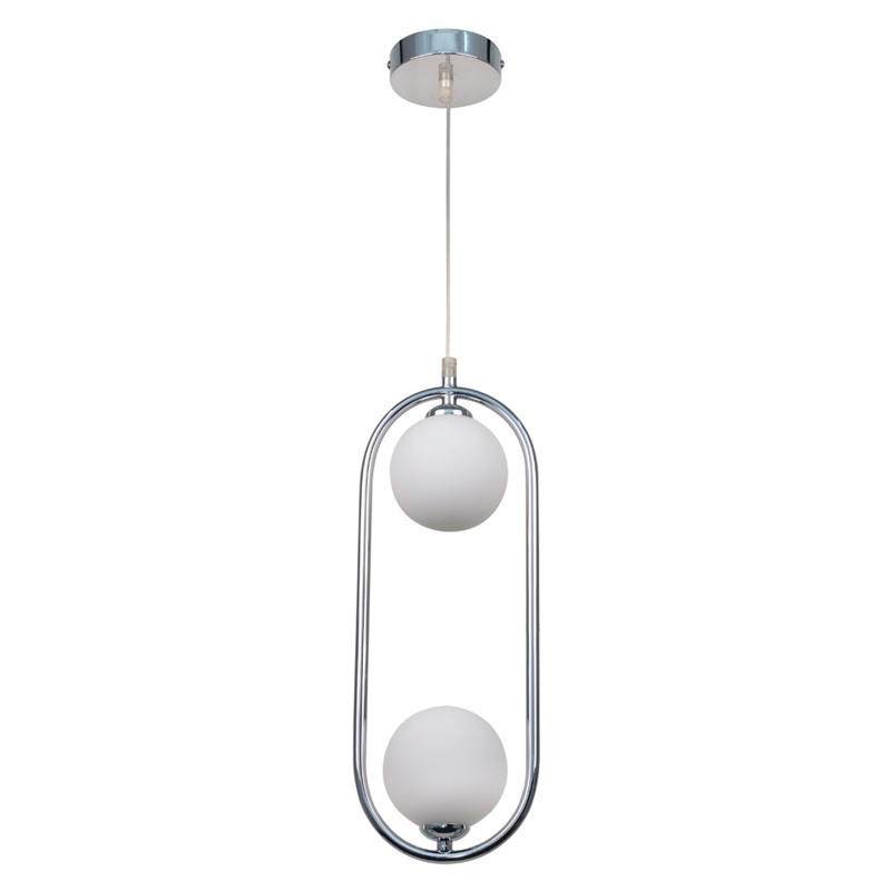 inLight - ΣΗΜΑΝΤΙΚΟ: Σε περίπτωση διαφοράς τιμής από το κατάστημα ισχύει παντα και μόνο η τιμή του καταστήματος InLight Κρεμαστό δίφωτο φωτιστικό σε χρώμιο απόχρωση κα