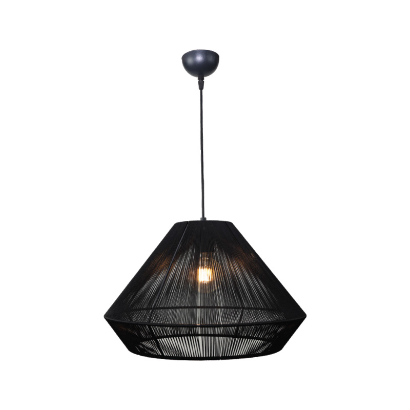 Inlight Κρεμαστό Φωτιστικό με Καπέλο από Ίνα 1xE27 Φ45x30cm (4057-B)