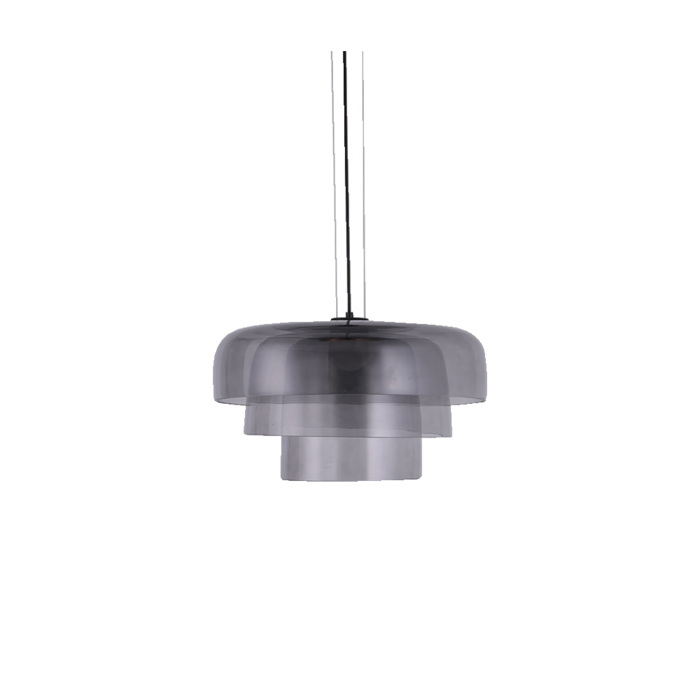 Inlight Kremasto Fotistiko LED 12W 3000K apo Fime Gyali F42x23cm (4068-Smoky)