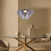 Inlight Kremasto Fotistiko LED 12W 3000K apo Fime Gyali F42x23cm (4068-Smoky)