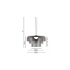 Inlight Kremasto Fotistiko LED 12W 3000K apo Fime Gyali F42x23cm (4068-Smoky)