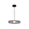 Inlight Kremasto Fotistiko apo Fime Gyali 12W 3000K F45x11cm (4069-Smoky)