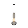 Inlight Kremasto Fotistiko apo Mavro Metallo kai Gyali 24W 3000K F20m (4072)