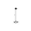 Inlight Kremasto Fotistiko LED 3CCT apo Mavro Metallo kai Fime Gyali F20x10cm (4075-1-Black/Smoky)