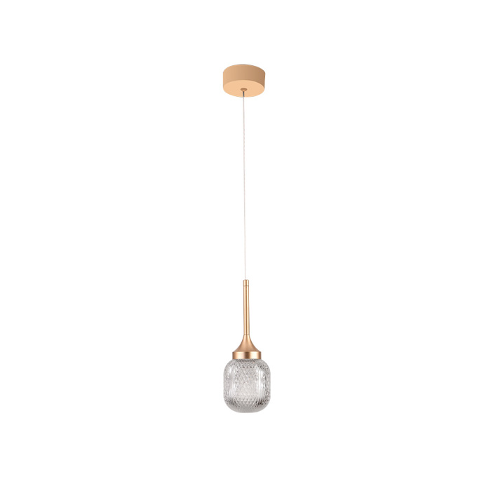 Inlight Kremasto Fotistiko LED 10W 3000K apo Xrusafi Metallo kai Akruliko F10x200cm (4077-1)