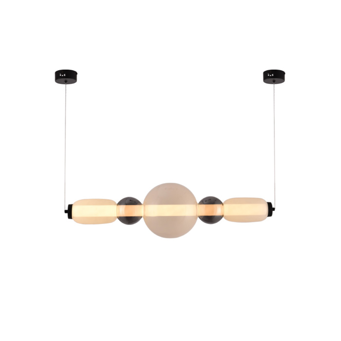 Inlight Kremasto Fotistiko LED 50W 3000K apo Gyali 80x20cm (4078-Smoky)