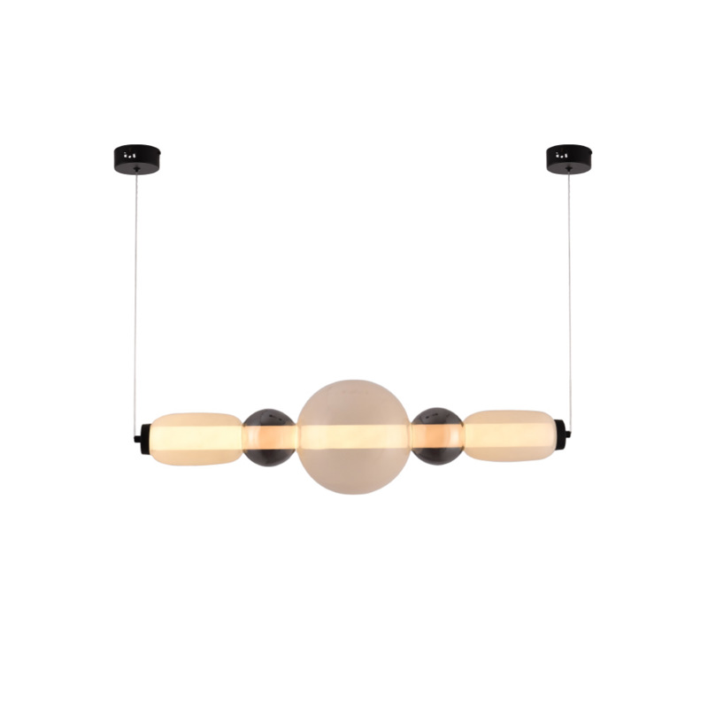 Inlight Κρεμαστό Φωτιστικό LED 50W 3000K από Γυαλί 80x2