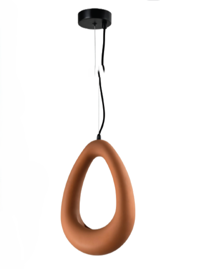 InLight Κρεμαστό Φωτιστικό Οροφής Γύψινο Terracotta 1xG