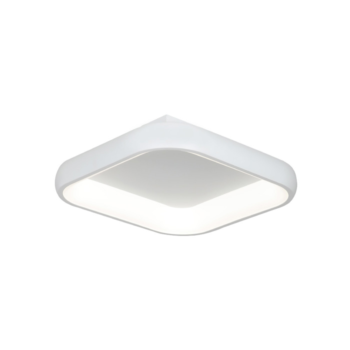 InLight Plafoniera Orofis LED 78W 3CCT apo lefko metallo kai akruliko 45x45x8cm (42030-White)