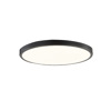 InLight Plafoniera Orofis LED 24W 3CCT apo Mavro Metallo kai Akruliko F30x5cm (42035-D-Black)