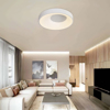Inlight Plafoniera Orofis LED 36W 3CCT apo Ggri Metallo kai Akruliko F48cm (42040-Grey)