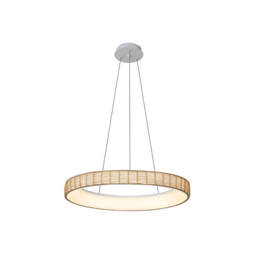 Inlight Κρεμαστό Φωτιστικό LED από Σχοινί 3CCT 32W Φ60x8cm (42041)