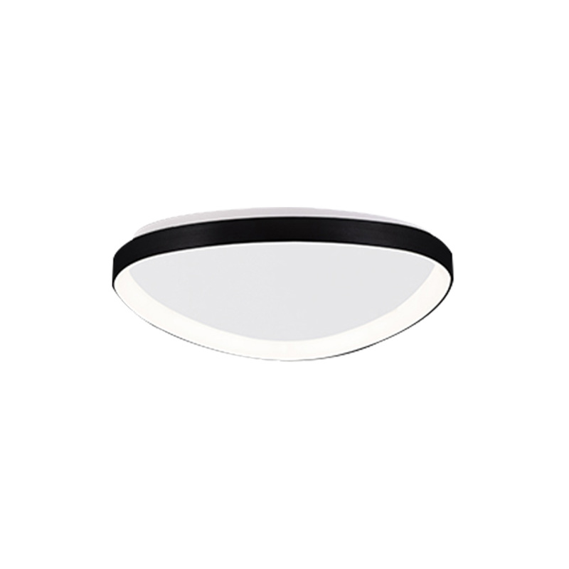 Inlight Πλαφονιέρα Οροφής LED 25W 3CCT από Μαύρο Μέταλλο και Ακρυλικό Φ61.5x5cm (42043-Black)