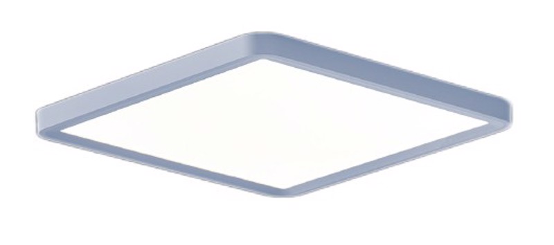 InLight Πλαφονιέρα Οροφής LED 40W 3CCT από Ασημί Μέταλλο 50x50x2.5cm (42045-Silver)
