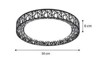 InLight Plafoniera Orofis LED 36W 4CCT apo Lefko Akruliko F50cm (42049-WHITE)