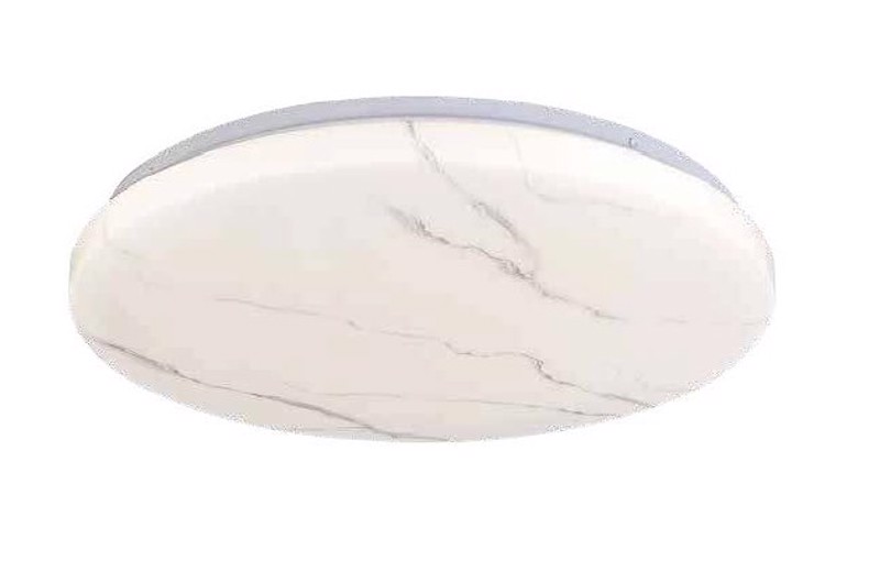 InLight Πλαφονιέρα Οροφής LED 18W 4CCT από Λευκό Ακρυλικό Φ30cm (42050-C-Λευκό)