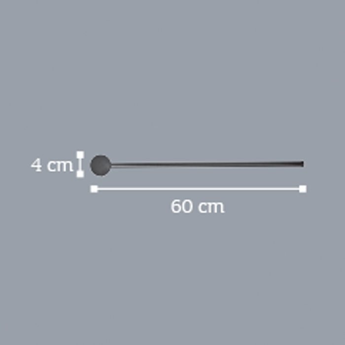 InLight Epitoixio fotistiko LED 7W 3000K apo xromio metallo 60cm (43015-CH)