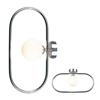 InLight Epitoixio fotistiko se xromio apoxrosi kai lefki opalina 1XG9 15X40cm (43031-CH)