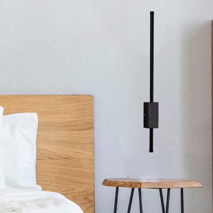 Inlight Epitoixio Fotistiko LED 12W 3CCT apo Mavro Metallo 60cm (43045-BL)