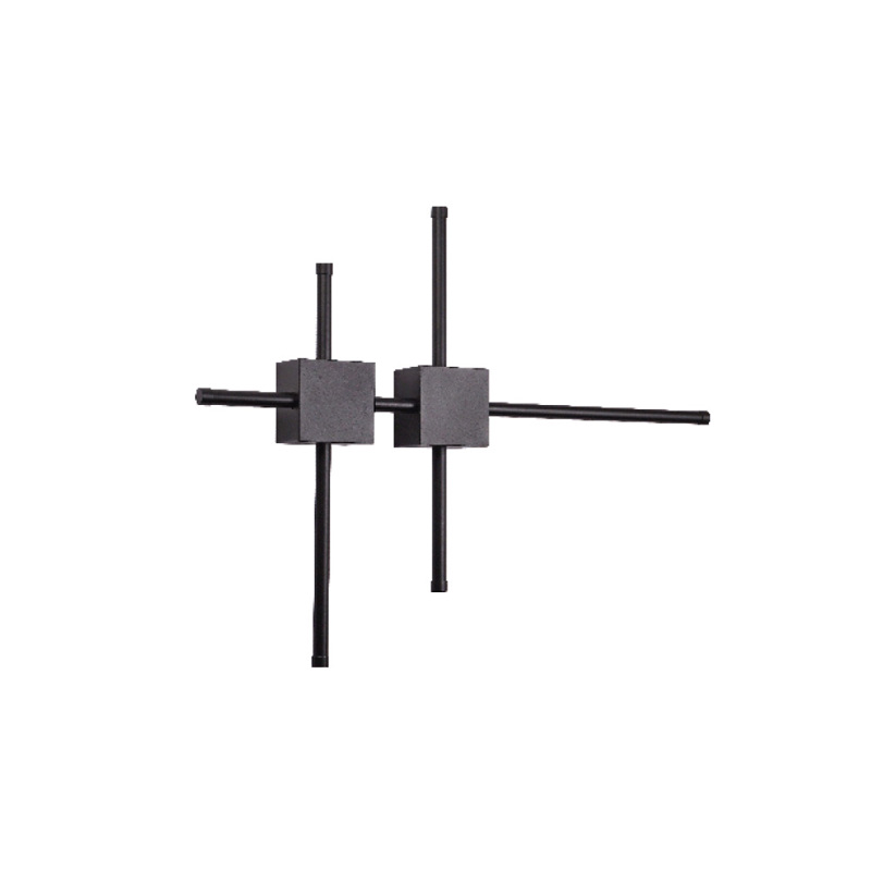 Inlight Επιτοίχιο Φωτιστικό LED 21W 3CCT από Μαύρο Μέταλλο 60x40cm (43048-BL)