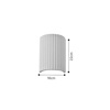 Inlight Epitoixio lefko fotistiko apo Gypso 2xGU10 16x22cm (43055-White)