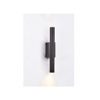 Inlight Epitoixio Fotistiko LED 2x5W 3000K se Mavri Apoxrosi apo Alouminio 30x6cm (43061-Black)