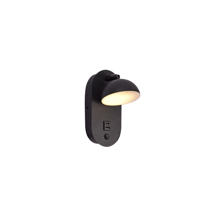 Inlight Επιτοίχιο Φωτιστικό LED 7W 3000K από Μαύρο Μέταλλο 12x14x22cm (43062) Inlight Epitoixio Fotistiko LED 7W 3000K apo Mavro Metallo 12x14x22cm (43062)