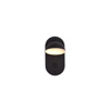 Inlight Epitoixio Fotistiko LED 7W 3000K apo Mavro Metallo 12x14x22cm (43062)