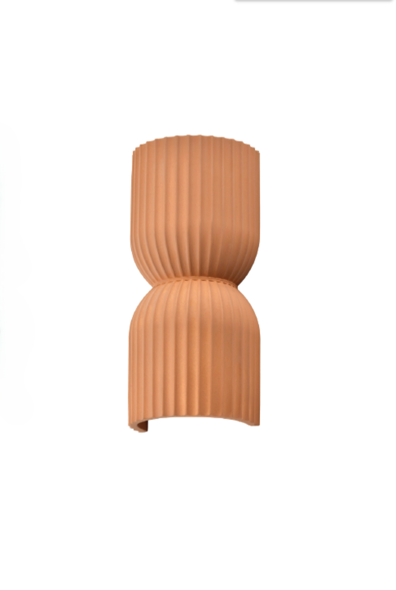 InLight Φωτιστικό Τοίχου Up-Down Γύψινο Terracotta 2xGU