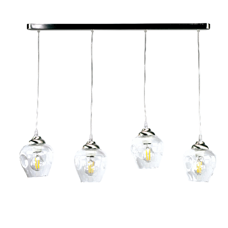 inLight - ΣΗΜΑΝΤΙΚΟ: Σε περίπτωση διαφοράς τιμής από το κατάστημα ισχύει παντα και μόνο η τιμή του καταστήματος InLight Κρεμαστό φωτιστικό από νίκελ ματ μέταλλο και δι