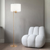 Inlight Epidapedio Fotistiko apo Xruso Metallo me Krustallo kai ufasmatino Kapelo 1xE27 F30x165cm (45030-Golden)