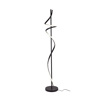 Inlight Epidapedio Fotistiko LED 3CCT se Mavro Xroma apo Alouminio kai Akruliko 53x10cm (45032-Black)