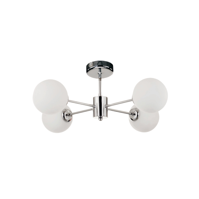 InLight Κρεμαστό φωτιστικό από χρώμιο μέταλλο και λευκή